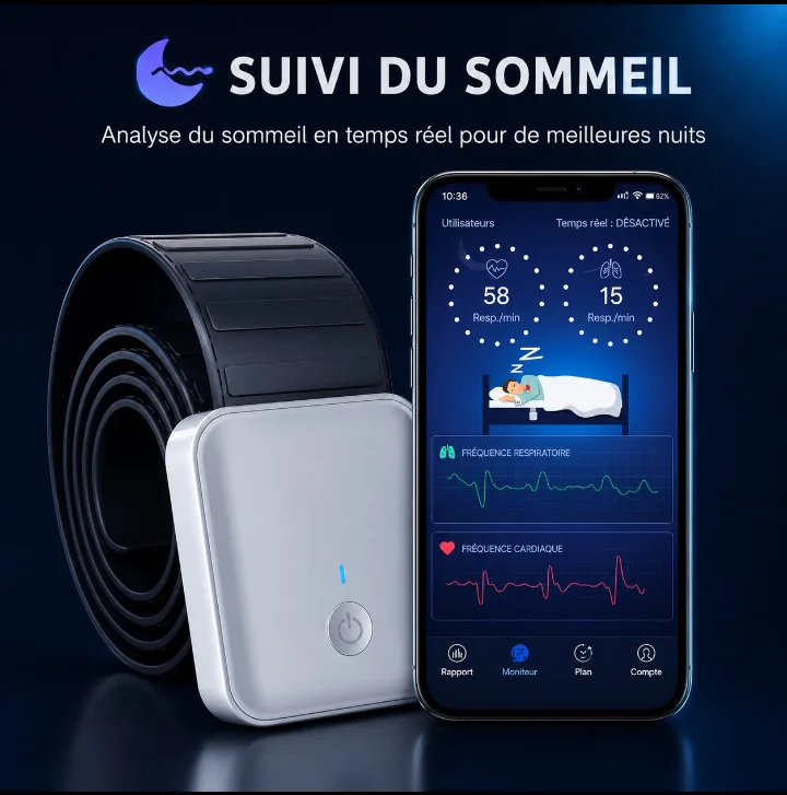 SleepTrack Zen - Capteur sommeil sous matelas