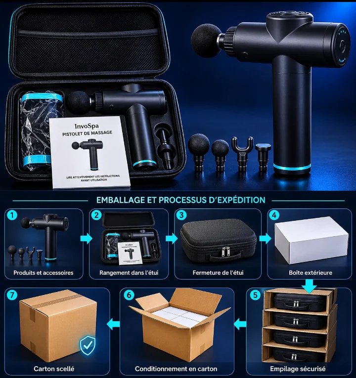 Flex-Gun Mini - Pistolet massage compact